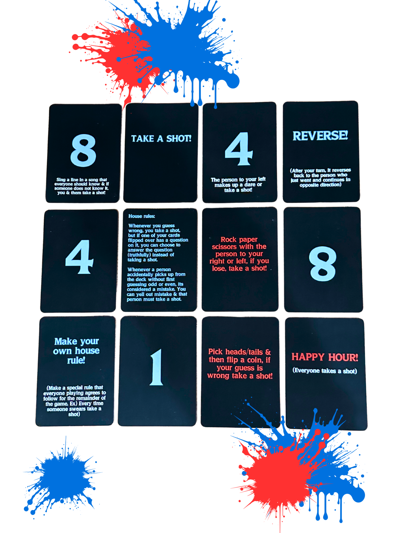 Odds & Even Drinking Card Game (Pre-Order)